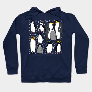 Penguins cute illustration Hoodie